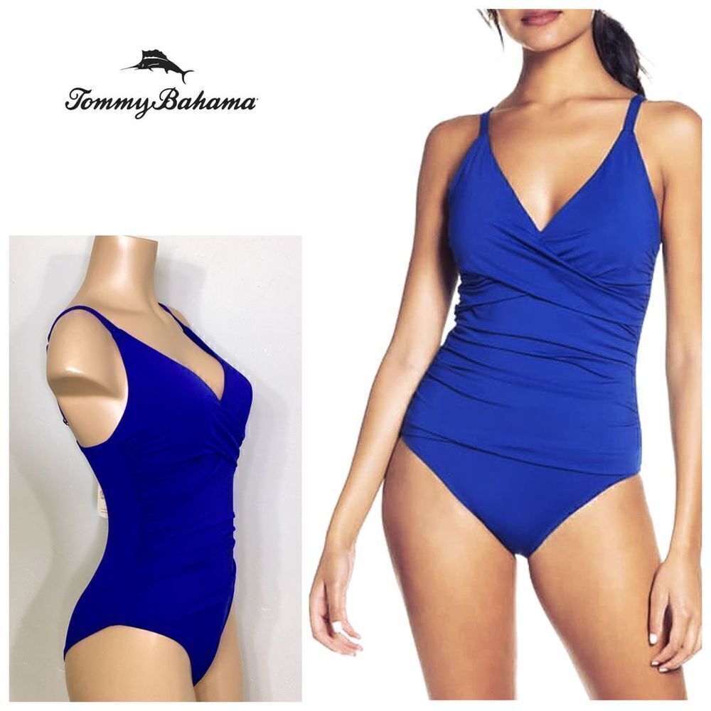 New. Tommy Bahama Cross Front One Piece Swimsuit. Regularly $149. Size 6